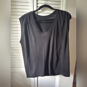 LOFT Black Muscle Tee